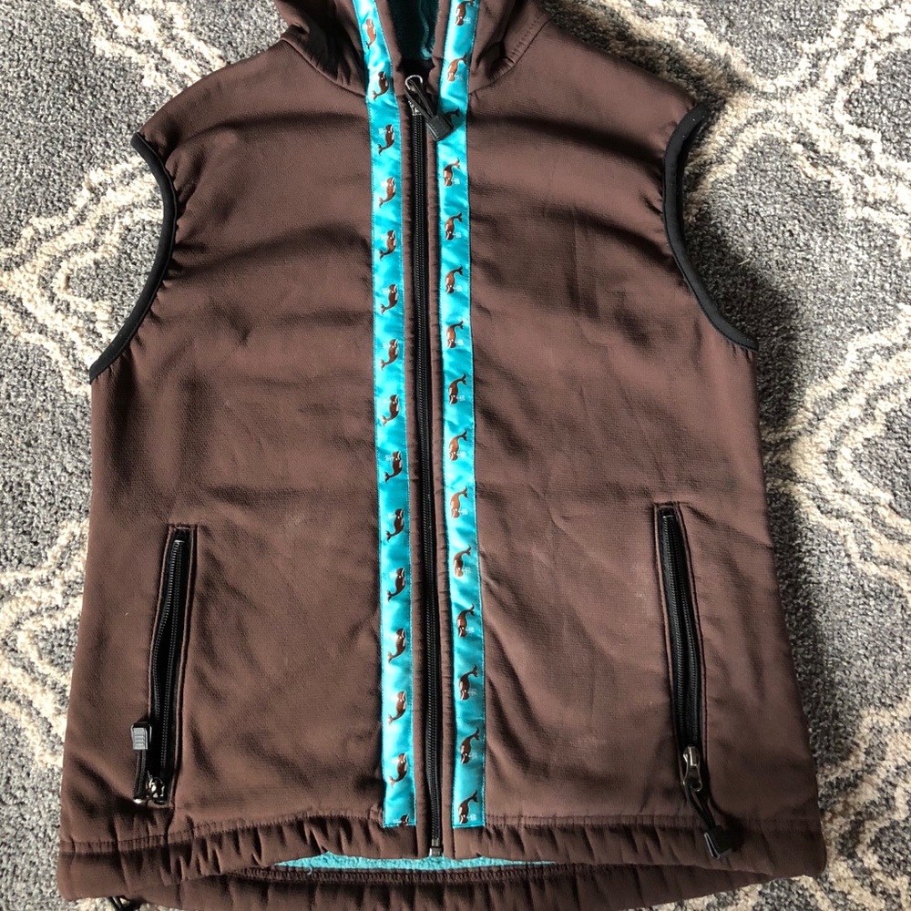 Copper River Fleece hooded vest